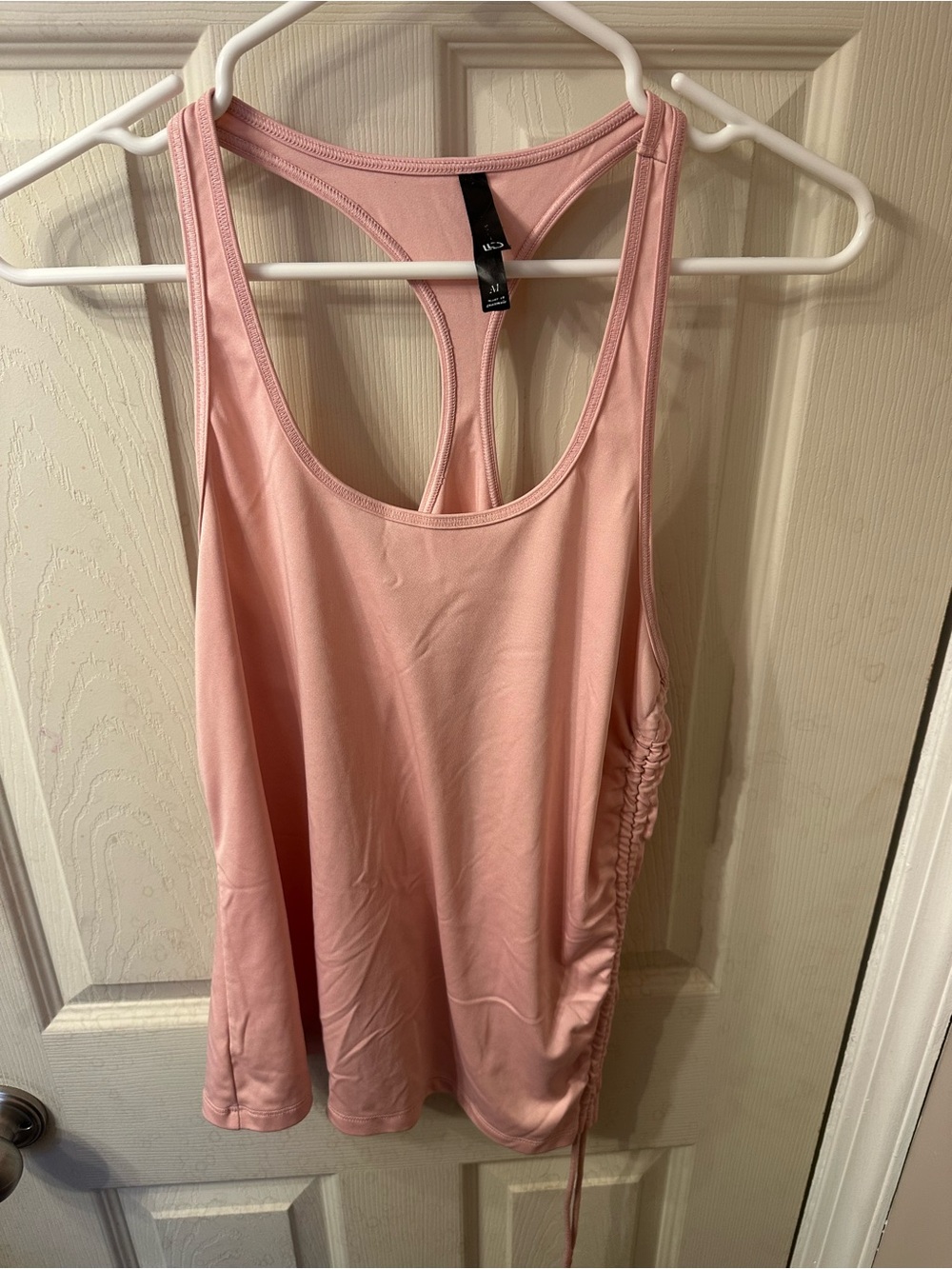 Women's Pink Racerback Tank Top - Lightweight Activewear
